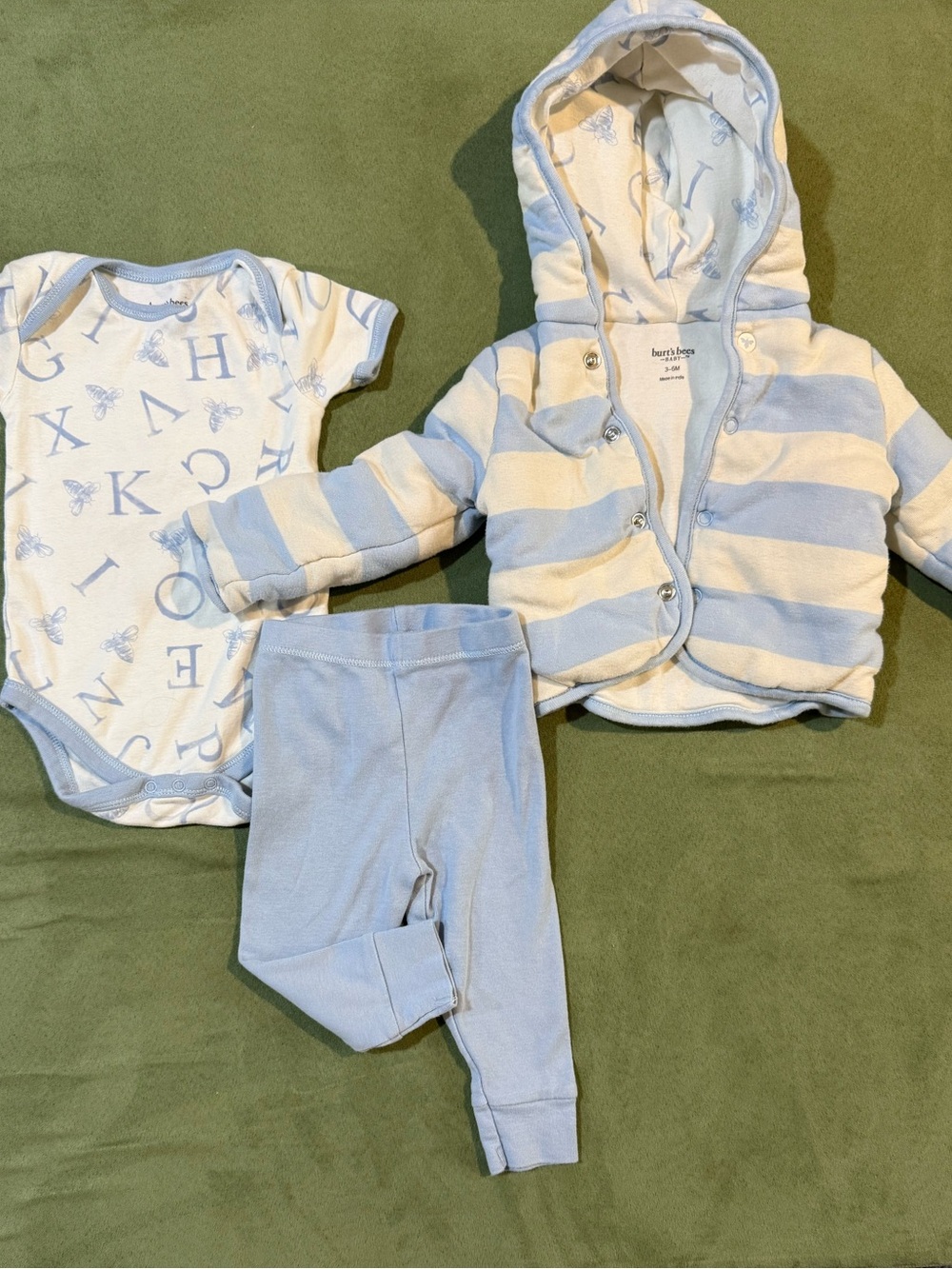 Burt's Bees Hooded Jacket and Pants Set